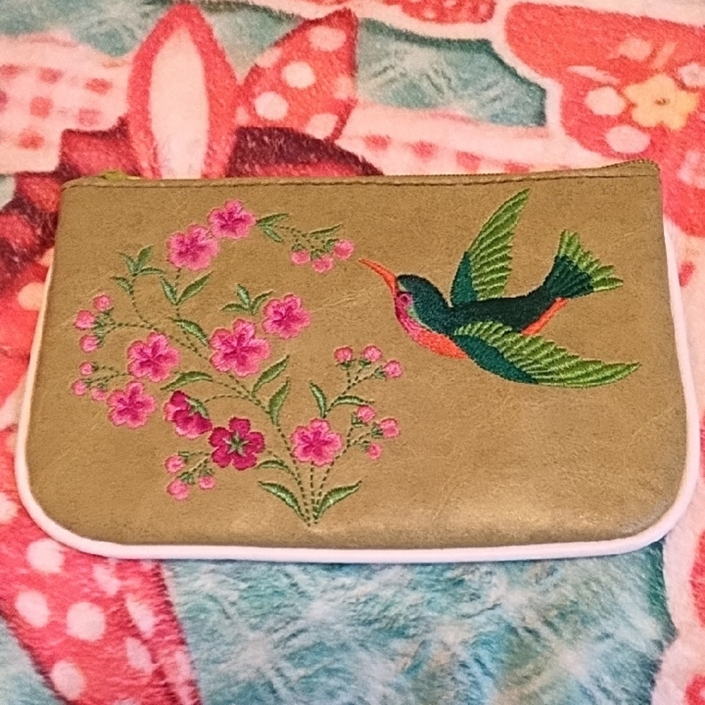 Lavish Olive Green Faux  Leather Texture Wallet